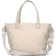 Zwei Cleo Shopper Tasche 42 cm weiss