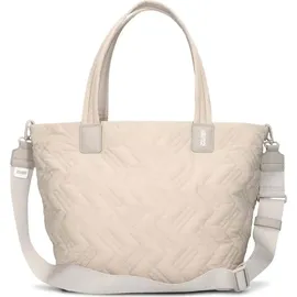 Zwei Cleo Shopper Tasche 42 cm weiss