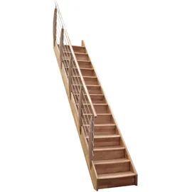 Minka Treppengeländer für Raumspartreppen 246-282 cm Holz