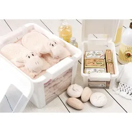 KIS Aufbewahrungsbox Bi Box 55 x 35 x 28 cm 1-tlg. weiß-transparent