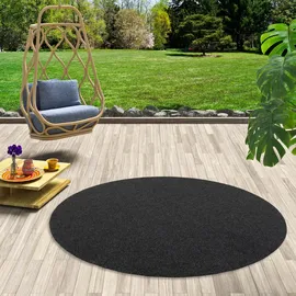 Snapstyle Kunstrasen Rasenteppich mit Noppen Kingston 100 x 100 cm Anthrazit