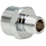 tecuro - Reduzierstück M15/1 Innengewinde X M10/1 Außengewinde Ms-verchromt