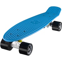 Ridge Skateboard Mini Cruiser, blau-schwarz, 22 Zoll, R22