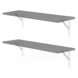 ML-Design Regalträger 4 Stück 240 x 240 mm Weiß