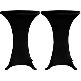 deluke Stehtischhusse AMAU Schwarz Ø 70 cm 4er Set