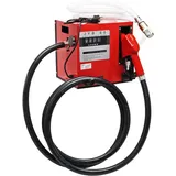 Heizöl- und Dieselpumpe 230V/550W 60l/min selbstsansaugend, zur Wandmontage, Zapfpistole mit Abschaltautomatik, Kraftstoffpumpe - Wiltec