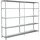 SCHULTE Regalwelt Schulte Set 1 Steckregal und 1 Anbauregal Weiß 200 cm x 240 cm x 50 cm