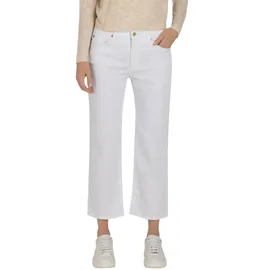 MAC Culotte Jeans in Weiß aus leichtem Denim-D44