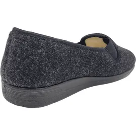 Fischer Schuhe Herren-Hausschuh,anthrazit für Herren, schwarz, Schwarz 205,42 EU