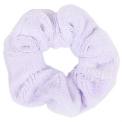 SOHO Teddie Scrunchie Violett Silber 