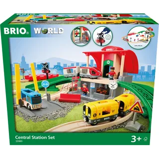 BRIO Großes City Bahnhof Set