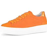 Gabor Sportliche Schnürschuhe Damen, orange, 38 1⁄2 EU / 5,5 UK