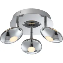 GLOBO Deckenleuchte 3-flg. schwenkbar Chrom