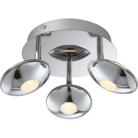 GLOBO Deckenleuchte 3-flg. schwenkbar Chrom