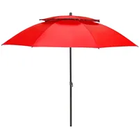 Doppler Strandschirm Ø 200 cm rot