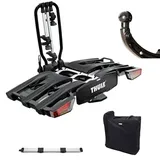 THULE 9665 EasyFold XT F 3 Fix4Bike Fahrradträger inkl. Rampe und Tasche
