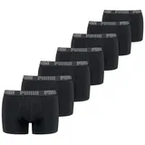 Puma Herren Boxershorts 7er Pack Black SCHWARZ M