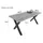 ab:stil.art.moebel Esszimmertisch 200 x 77 x 100 cm beige/schwarz