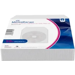 MEDIARANGE Zubehör CD-/DVD-Rohlinge, Schutzhülle, 1 Disks, Transparent, Kunststo