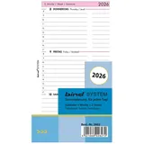 Bind Kalendereinlagen 2602, Medium, 1 Woche 2 Seiten, A6
