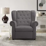 LEONIQUE Relaxsessel »Lillyse«, (1 St.), Drehbar und mit Schaukelfunktion