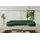 altdecor Eckcouch Cord 6-Sitzer Grün