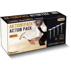 PICARD Aktionspack 4 x Latthammer 298 glatt + 1 x Mütze