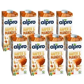 Alpro® Das Beste von Beidem Hafer-Mandeldrink 8x 1,0 l