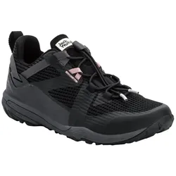 Jack Wolfskin Sneaker Spirit Low (Multifunktionsschuhe, leicht und atmungsaktiv) schwarz Damen