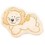 Grünspecht Naturprodukte Grünspecht 117-V1 Wärmezoo Löwe, Traubenkern-Kissen, ca. 22 x 18 cm