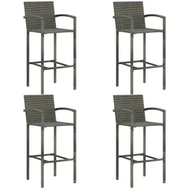 vidaXL Gartenbar-Set 5-tlg. Grau