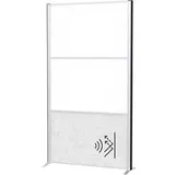 Maul Akustik-Trennwand MAULconnecto 9623095, hellgrau, weiß 100,0 x 182,0 cm, 1 St.