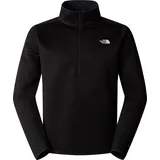 The North Face Herren Vertical Thermal 1/4 Zip Pullover (Größe XL, schwarz)