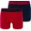2er-Set Boxershorts Rot S