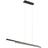 Trio Odio 2-flg. 110 x 150 cm eckig schwarz Metall