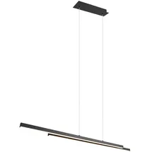 Trio Odio 2-flg. 110 x 150 cm eckig schwarz Metall