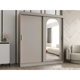 Mirjan24 Schwebetürenschrank Selfie 180 x 180 x 0 cm Beige