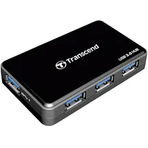 Transcend TS-HUB3K USB-Hub 4 Port USB-A USB 3.0 5 GBit/s Schwarz TS-HUB3K
