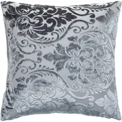 Zierkissen Velvet Ornament Grau ca. 45x45cm