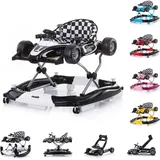 Chipolino Lauflernwagen 4 in 1 Racer, verstellbar, Wippe, Activitycenter schwarz