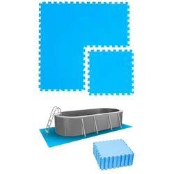 4,7 m2 Poolunterlage - 20 EVA Matten 50x50 Pool Unterlage - Unterlegmatten Set