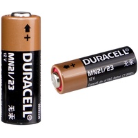 1x Batterie Duracell MN21, A23, LR23A, LRV08, GP23A - 12V 33mAh, 10,3 x 28,5 mm