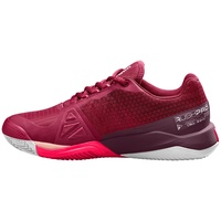 Wilson Damen Rush Pro 4.0 Clay Sneaker, Beet Red/White/Tropical Peach, 38 2/3 EU
