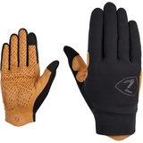 Ziener Herren CARELL Touch Long Fahrrad/Mountainbike/Radsport-Handschuhe | Langfinger mit Touchfunktion - atmungsaktiv,dämpfend, tan, 10,5