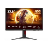 AOC 24G4HA - 24 Zoll Full HD Monitor, 200 Hz, 1 ms, G-Sync comp., HDR10 (1920x1080, 2X HDMI 2.0, 1x DisplayPort 1.4) schwarz-rot