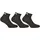 Fila Sneakersocken 3er Pack Schwarz 43-46