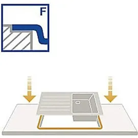 Schock Signus D-100L FB Stone Flächenbündig