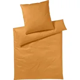 YES FOR BED Pure & Simple Uni Orange 200 x 200 cm + 2 x 80 x 80 cm