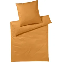YES FOR BED Pure & Simple Uni Orange 200 x 200 cm + 2 x 80 x 80 cm