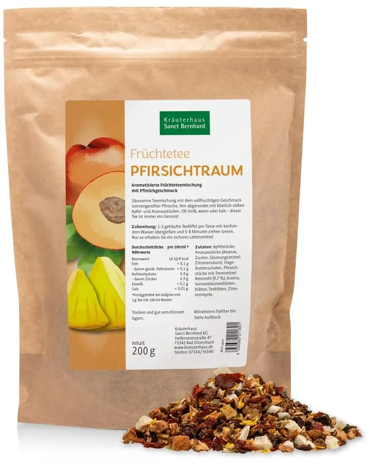 Früchtetee Pfirsichtraum 200 g - 200 g